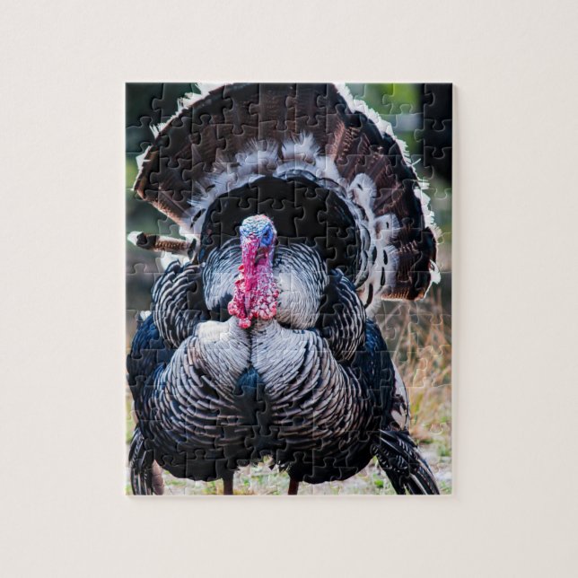 Stor positiv Thanksgiving Turkiet Pussel (Vertikal)