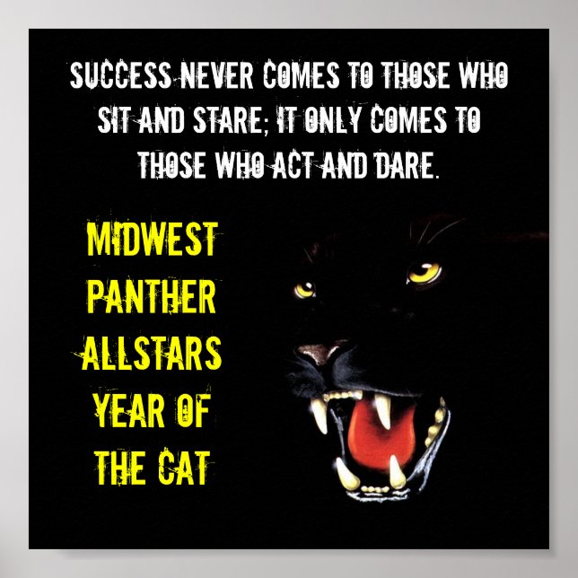 Stor Poster - lyckades (Framsidan)