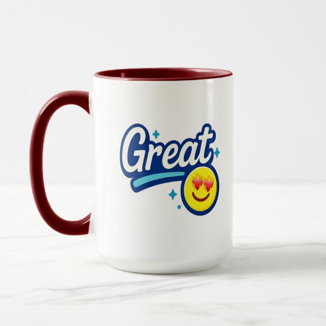 Stor present för leendet mugg (Vänster)