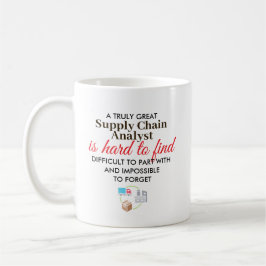 Stor present till Supply Chain-analytiker med pers Kaffemugg