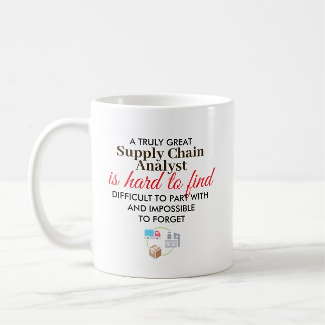 Stor present till Supply Chain-analytiker med pers Kaffemugg (Vänster)