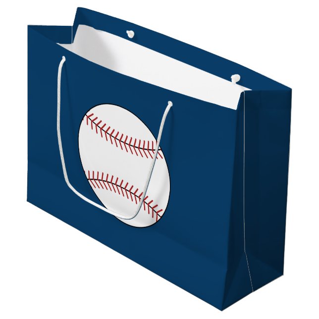 Stor presentpåse för baseboll (Framsidan Vinklad)
