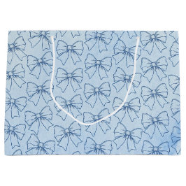 Stor presentpåse med band