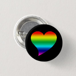 Stor pride lgbtq regnbåge färg Heart, Kärlek, svar Knapp