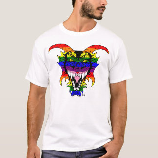 Stor pridedrake huvud t shirt