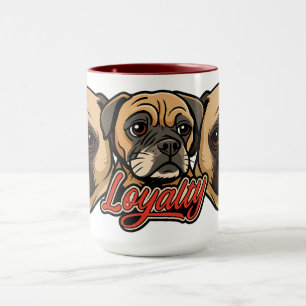 Stor Pugs Mugg av Phil Elmore