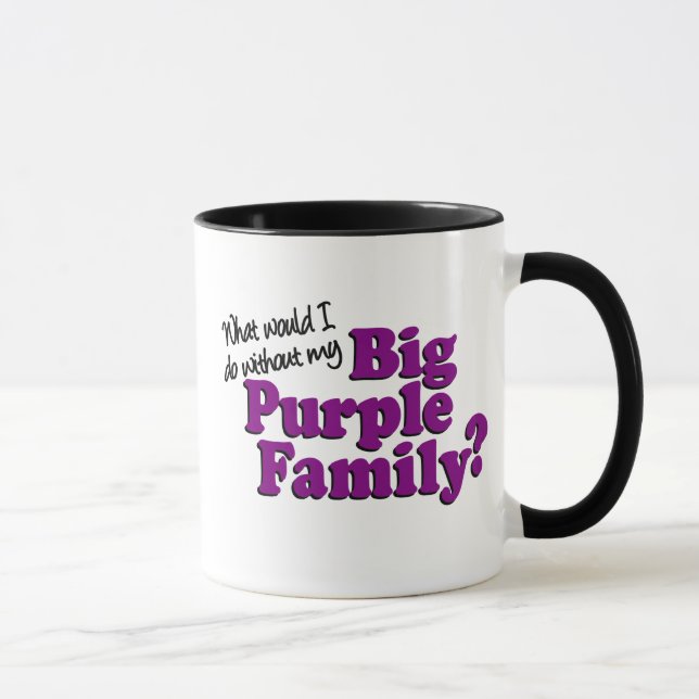 Stor purpurfärgad familjmugg #2 mugg (Höger)