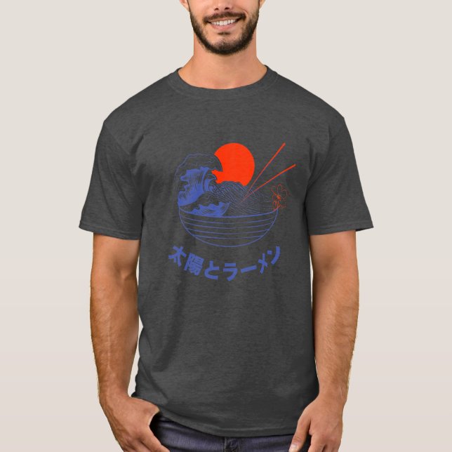 Stor Ramen Sol T Shirt (Framsida)