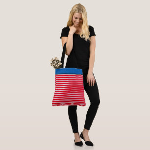 Stor, rand tote Bag Tygkasse