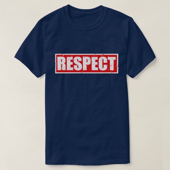 Stor respekt för Hiphop T Shirt (Design framsida)