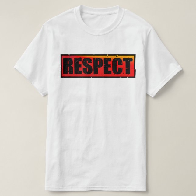 Stor respekt för Hiphop T Shirt (Design framsida)