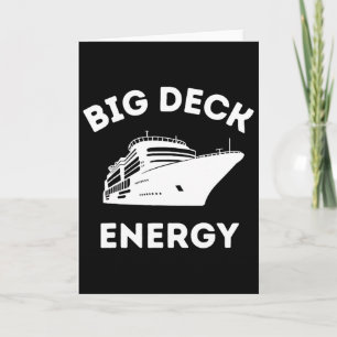 Stor Retro Deeck Energi Kryssningsfartyg Resa Seme Kort