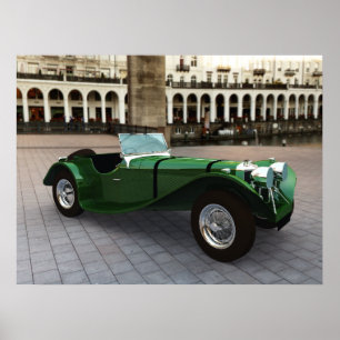 STOR Roadster för jaguarSS 90 - Poster