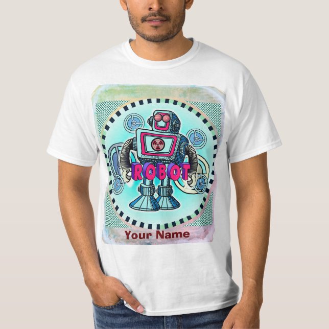 Stor Roboto T-Shirt (Framsida)