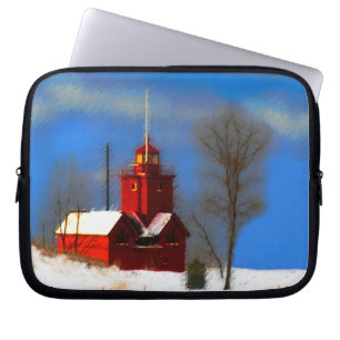 Stor röd fyrverkeripjäs - originalbild laptop fodral