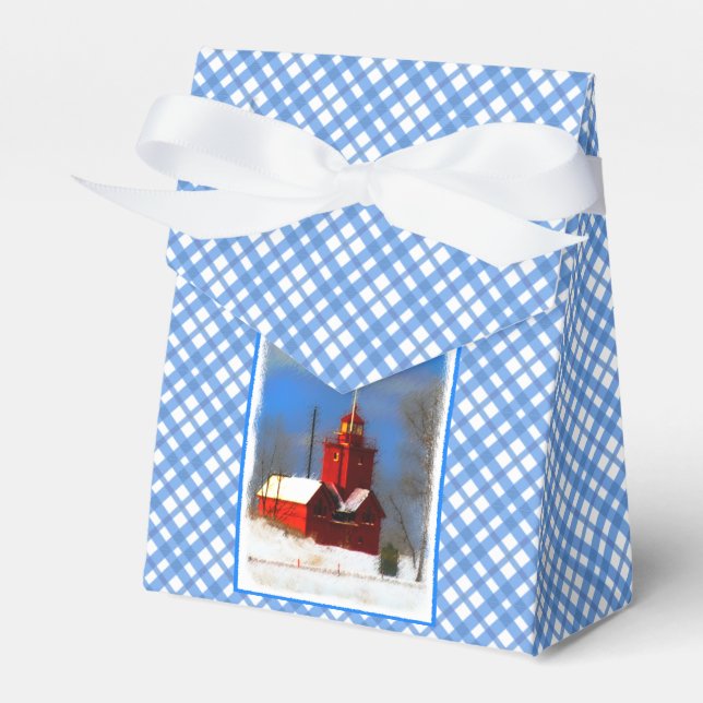 Stor röd fyrverkeripjäs - originalbild presentaskar (Framsidan Sidan)