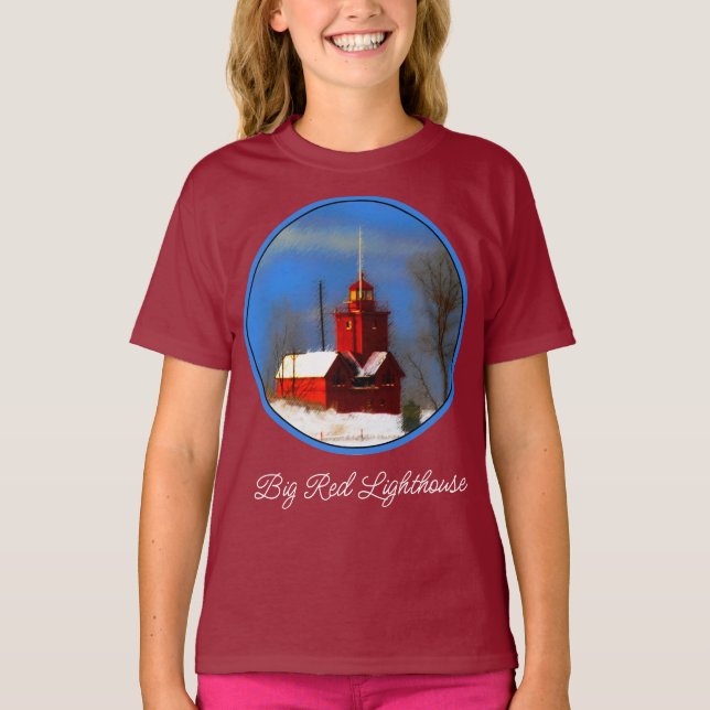 Stor röd fyrverkeripjäs - Originalbild T-Shirt (Framsida)