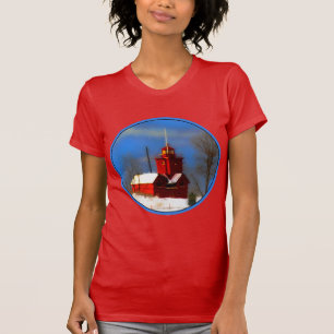 Stor röd fyrverkeripjäs - originalbild t shirt