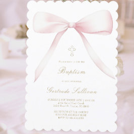 stor rosa | Baptism Inbjudningar