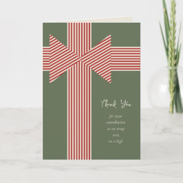 Stor rosett av randig band kort