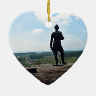 Stor runda som är bästa i Gettysburg Julgransprydnad Keramik