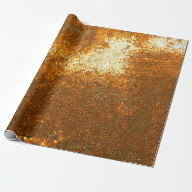 stor Rust-bas-abstrakt, gammal, antikisk, b Presentpapper (Utrullad)