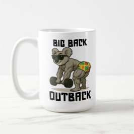 Stor rygg i Outback – Rollig koalagyroträning Desi Kaffemugg