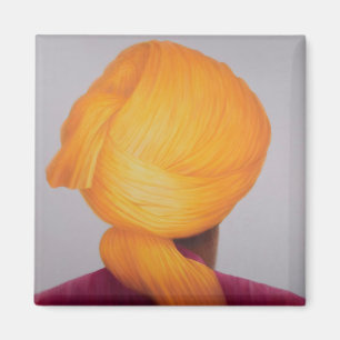 Stor saffranTurban Magnet