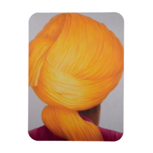 Stor saffranTurban Magnet