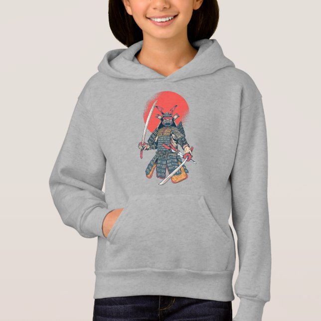 Stor Samurajkrigare T Shirt (Framsida)