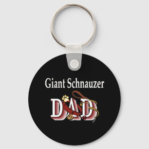 stor schnauzer pappa Keychain Nyckelring
