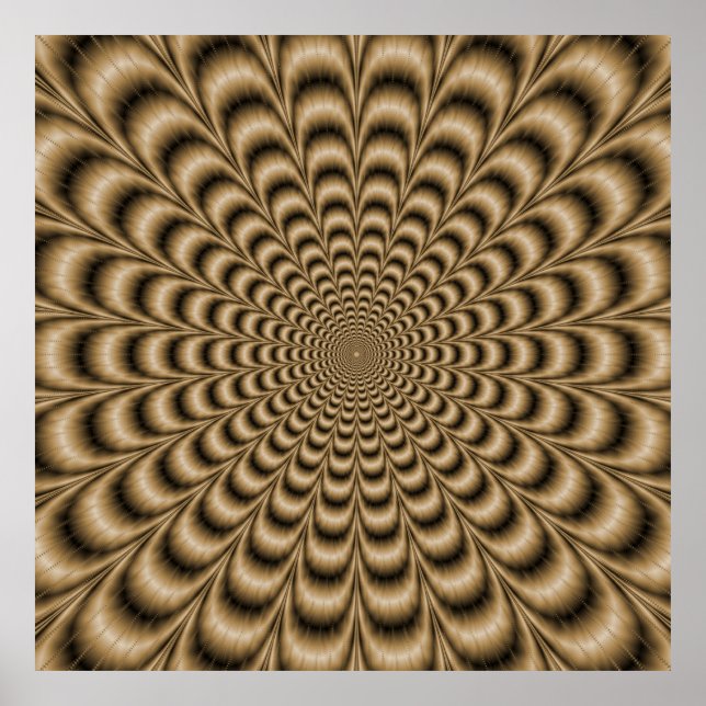 Stor Sepia Pulse Poster (Framsidan)