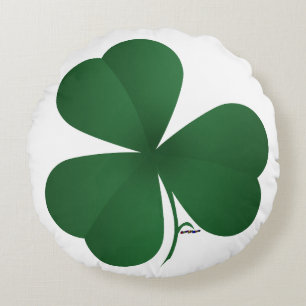 Stor Shamrock Rund Kudde