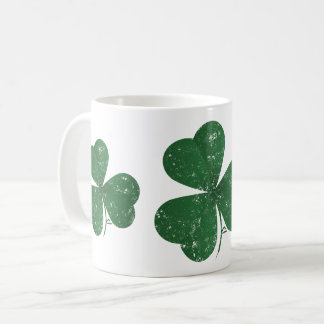 Stor Shamrock-Vintage Kaffemugg