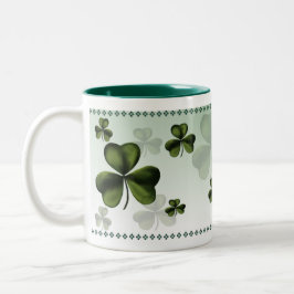 Stor Shamrockmugg Två-Tonad Mugg