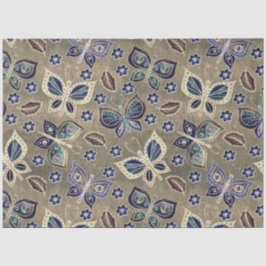 Stor sjölös fjäril Mönster Decoupage