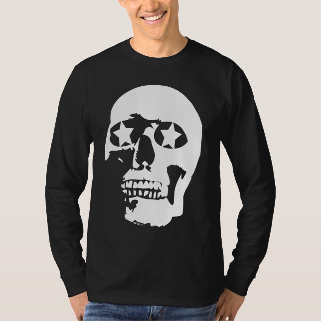 Stor skalle Drk T Shirt (Framsida)