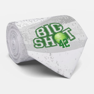 Stor skjuten tennisboll slips