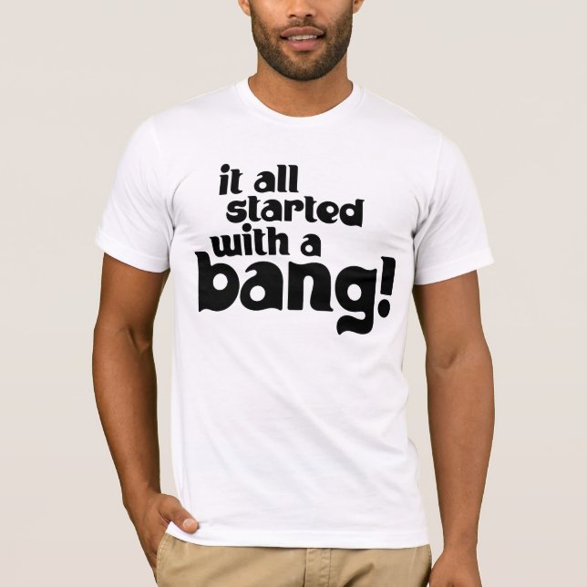Stor smällskjorta t-shirt (Framsida)
