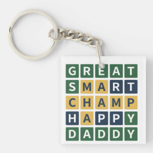 STOR SMART MÄSTARE GLAD PAPPAS Wordle Stil Pappa