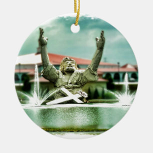 Stor smörJesus landningsögonblick Jesus Julgransprydnad Keramik
