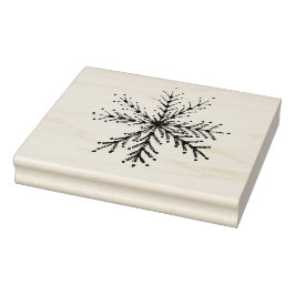 Stor snöflake Frimärke Stämpel