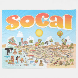 Stor SoCal Fleece Blanket