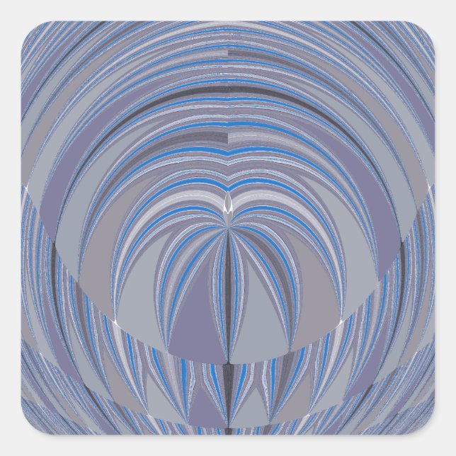 Stor, sömlös design fyrkantigt klistermärke (Framsida)