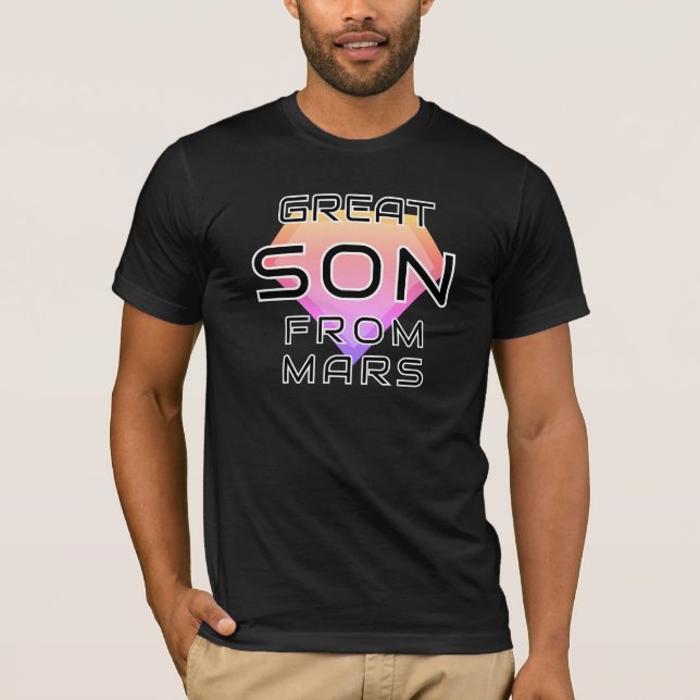 Stor Son Från Mars T Shirt (Framsida)