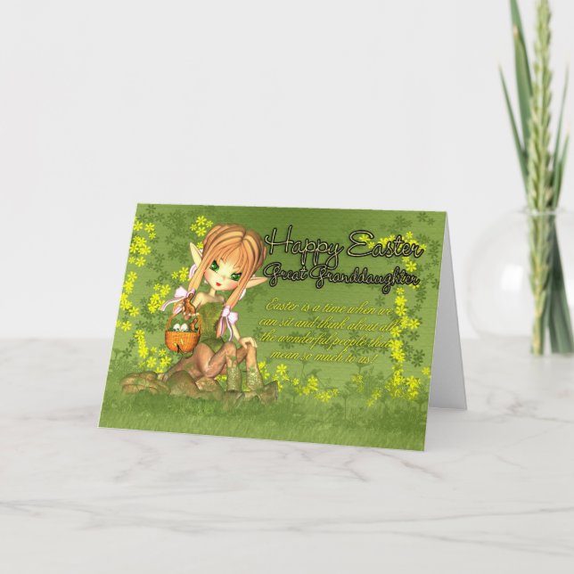 Stor- sondotter - påskkort - gullig kentaur W Helgkort (Framsida)