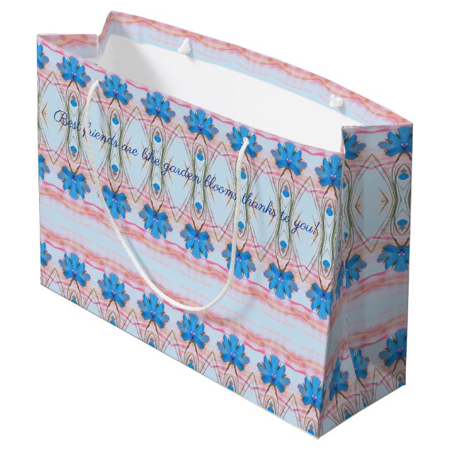 Stor Söt Gift-säck för en bästa vän (Baksidan Vinklad)