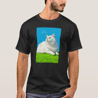 Stor söt katt t shirt