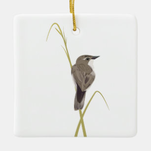 Stor sparris julgransprydnad keramik