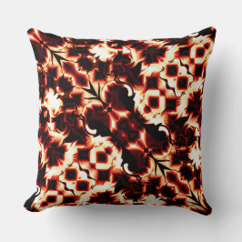 Stor spegling av lätt skulpterade former kudde